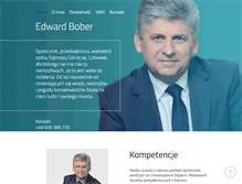 Tablet Screenshot of edwardbober.pl